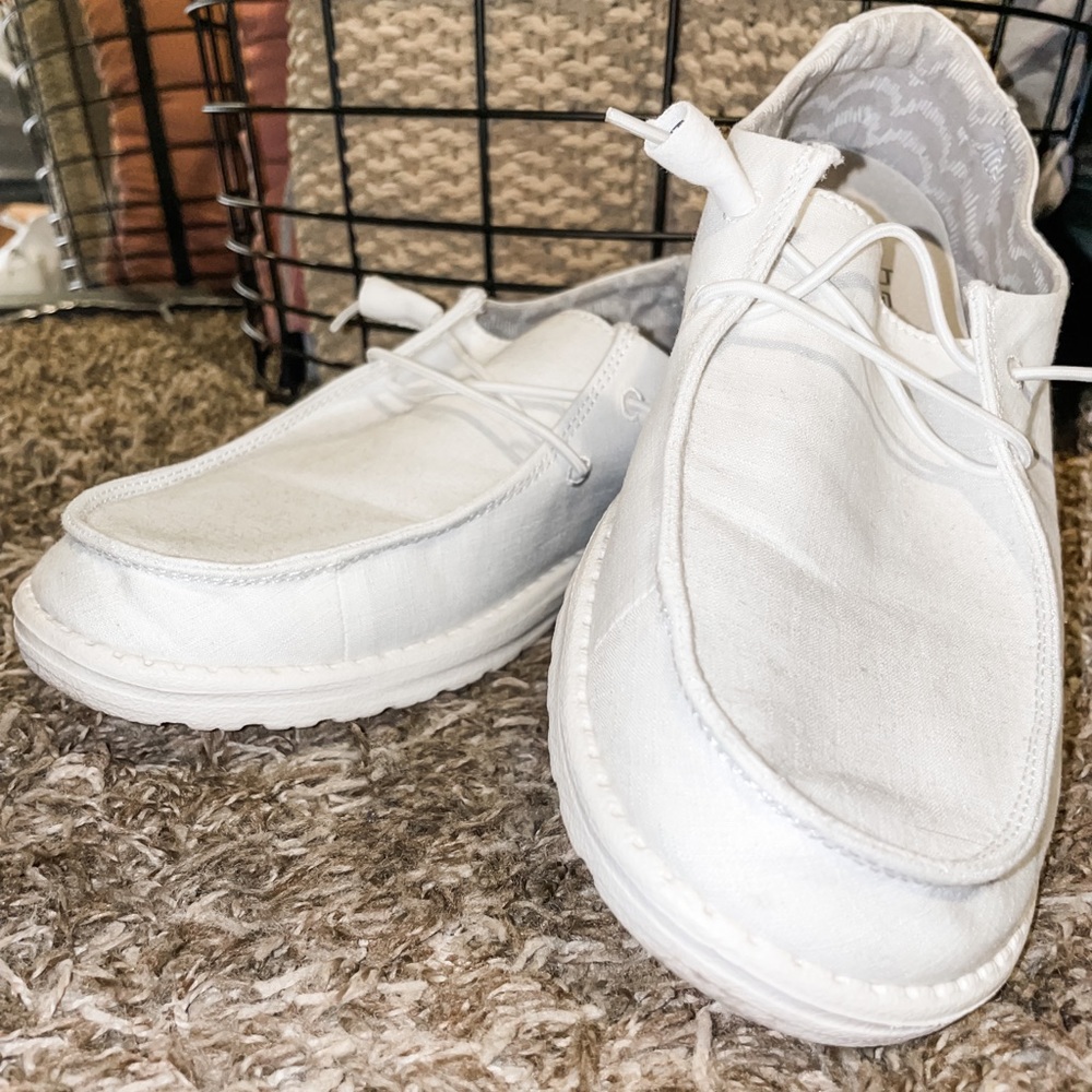 Hey Dude Women's White Shoes